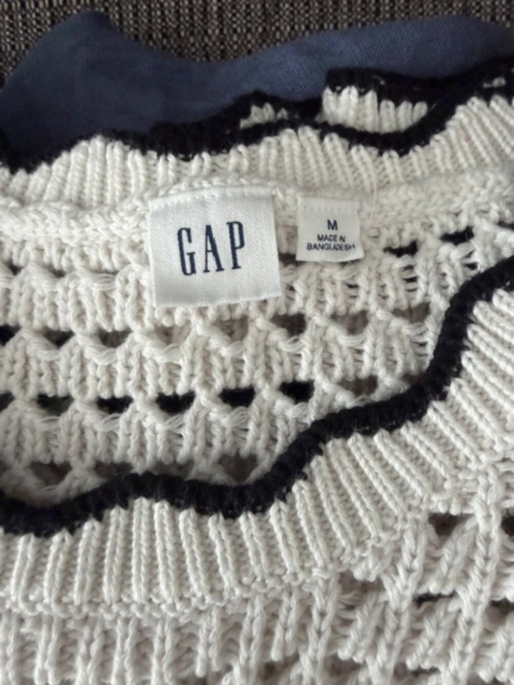GAP Striped Crochet Top - Picture 3 of 4